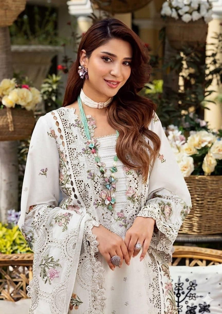 BRAND:*ELAF* lawn luxury chikankari