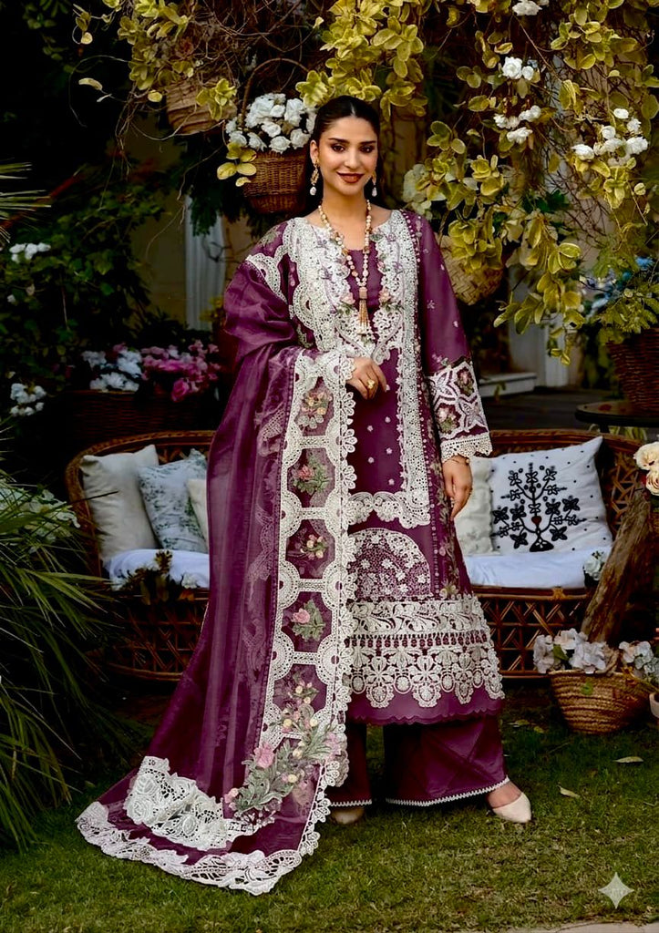 BRAND:*ELAF* lawn luxury chikankari